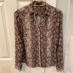 long sleeve button up blouse